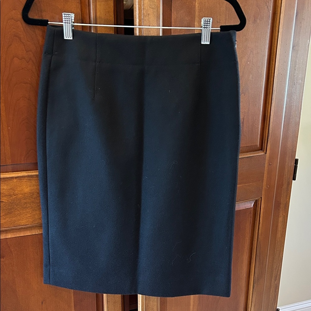J Crew Black Pencil Skirt